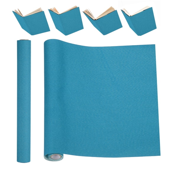 Uxcell Book Binding Cloth, 51 x 11 Inches Book Cloth for Repairing and Binding, Blue