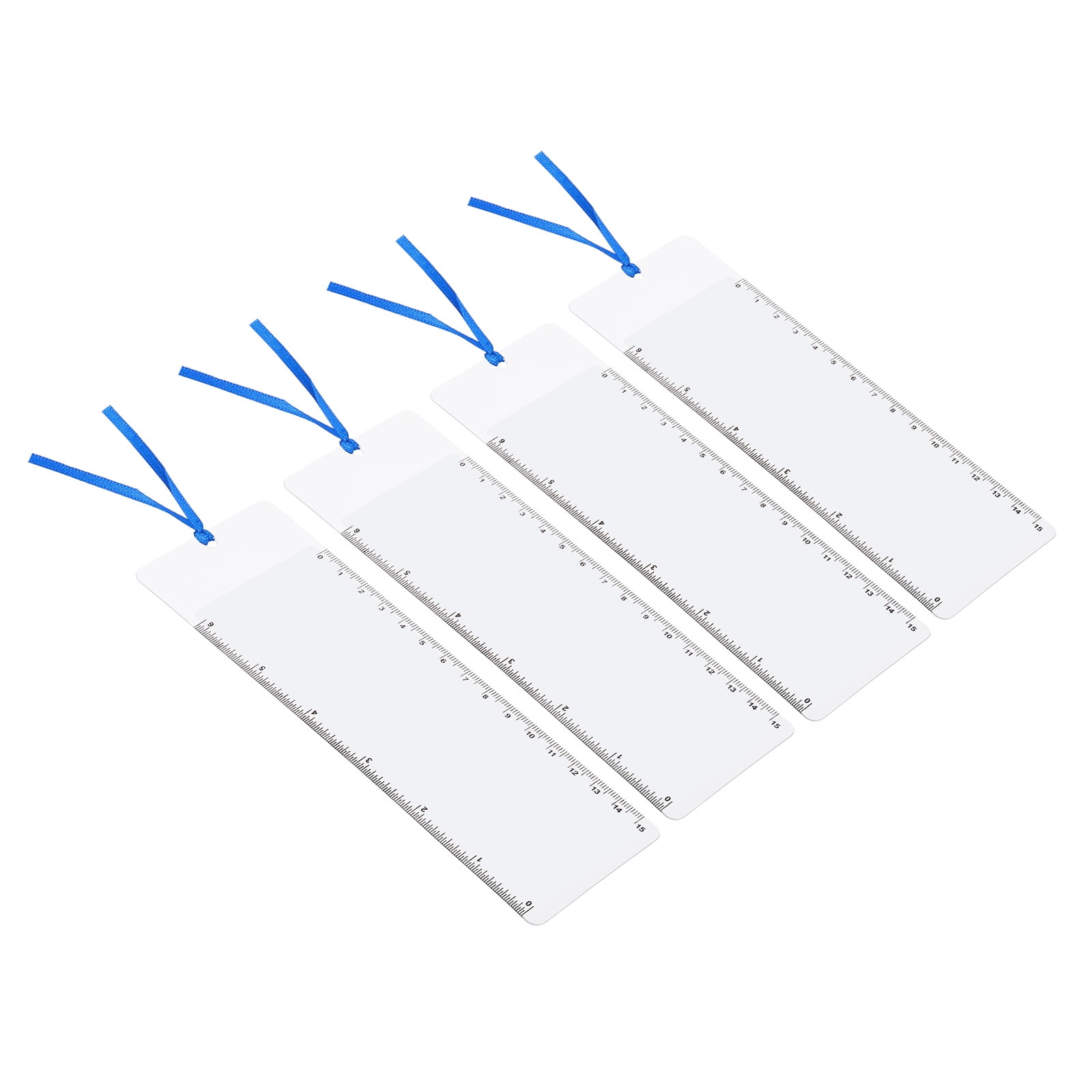 Uxcell Bookmark Magnifier with 6 Inch Ruler 3X Magnifying Sheet Page