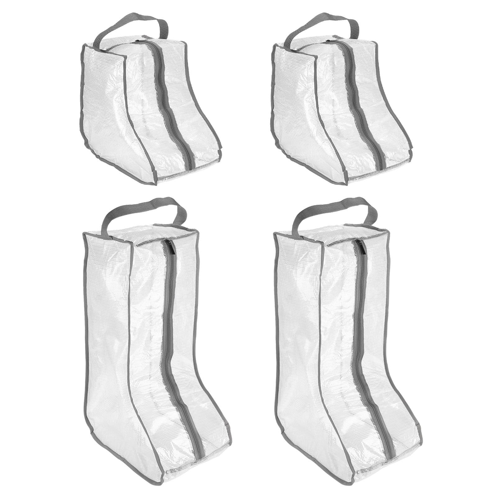Uxcell Boot Storage Bags [4-Pack] - Portable Tall Short Boot Carry Bags ...