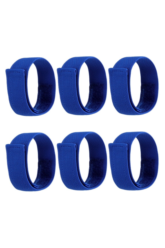 Boot Straps, Boot Elastic Ankle Straps Band Hook and Loop Blue 12"