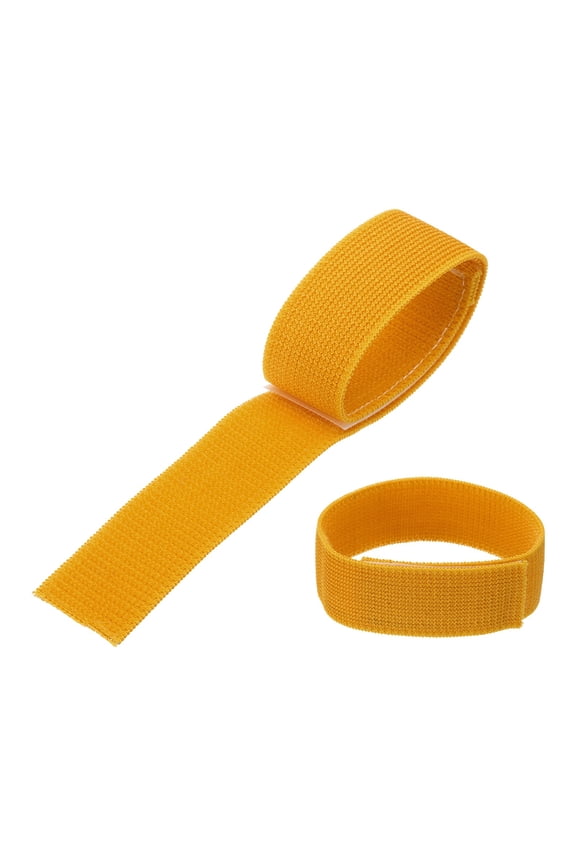 Boot Straps, Boot Elastic Ankle Strap Bands Hook and Loop Yellow 14"