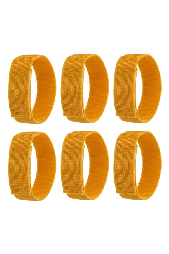 Boot Straps, Boot Elastic Ankle Straps Band Hook and Loop Yellow 14"