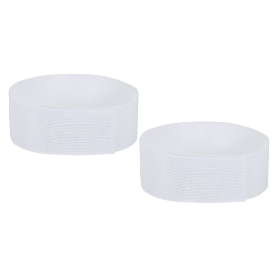 Uxcell Boot Straps, 2 Pack Elastic Ankle Straps Pants Leg Bands, 20", White