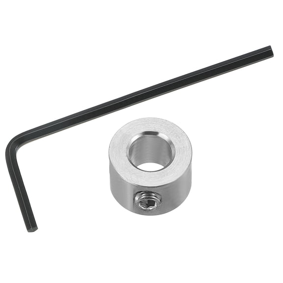 Uxcell Bore Shaft Collar, 304 Stainless Steel Shaft Locking Collars Landing Gear Stopper Wheel Collar 1/4",1/2"