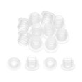 thumbnail image 1 of Uxcell Bottle Adapter 0.45", 10 Pcs Press in Bottle Adapter Plugs with 0.17" Hole for Oral Dispensers Liquid Oil Plastic Glass Bottles Stopper, Clear, 1 of 7