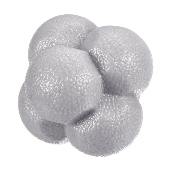 Uxcell Bounce Reaction Balls, Coordination Training Ball Agility Trainer TPR High Difficulty, Grey