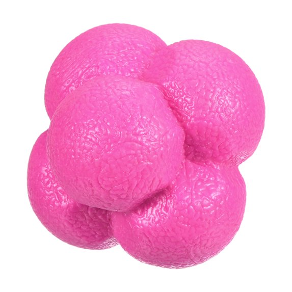 Uxcell Bounce Reaction Balls, Coordination Training Ball Agility Trainer TPR High Difficulty, Pink