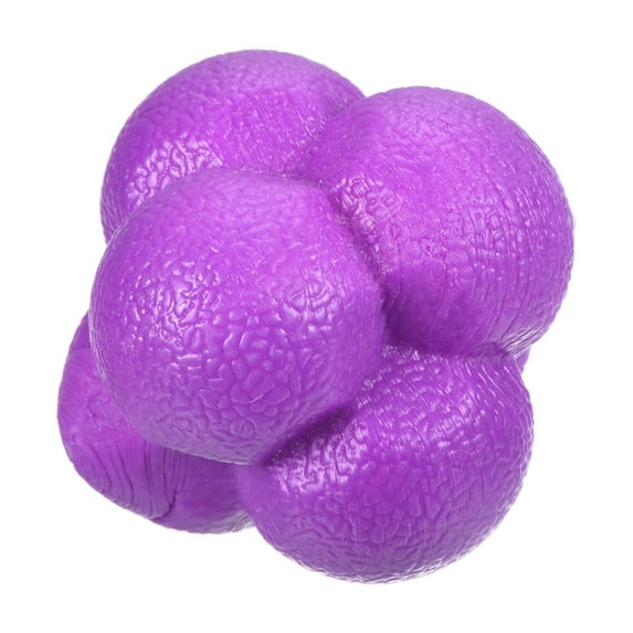 Uxcell Bounce Reaction Balls, Coordination Training Ball Agility Trainer TPR High Difficulty, Purple