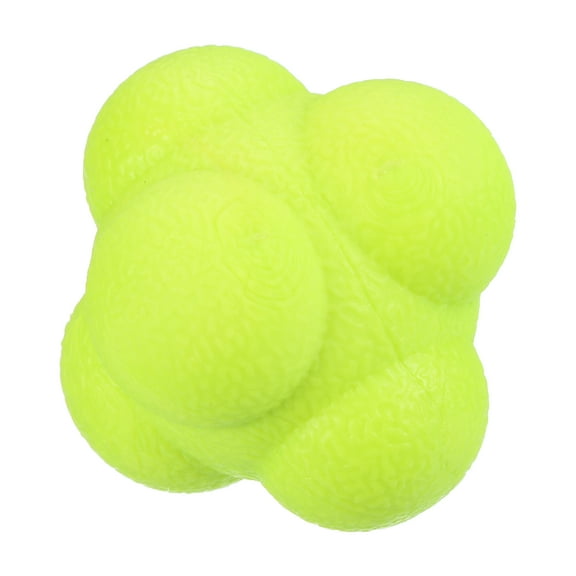 Uxcell Bounce Reaction Balls Coordination Training Ball Agility Trainer TPR High Difficulty, Yellow