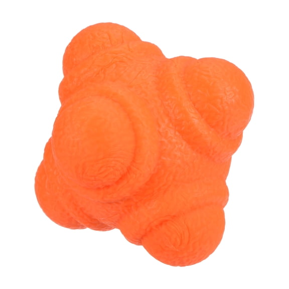 Uxcell Bounce Reaction Balls Coordination Training Ball Agility Trainer TPR Low Difficulty, Orange