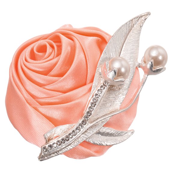 Uxcell Boutonnieres for Men/Women, Groom Corsage Artificial Flower for Wedding Pink