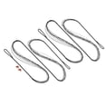 thumbnail image 1 of Uxcell Bow String Replacement,12 Strands Recurve Bowstring with Nock Point for AMO 48", Black, 1 of 6