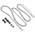 thumbnail image 1 of Uxcell 62.99" Archery Bow String Replacement 12 Strands for Recurve Longbow Black, 1 of 6