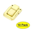 thumbnail image 1 of Uxcell Box Latch Case Hasp Pad Chest Lock Hook Hinge 10Pcs, 1 of 5