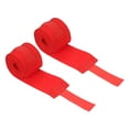 thumbnail image 1 of Uxcell Boxing Hand Wraps 118" Length Elastic Martial Arts Fist Bandages for Kickboxing, Red 2 Pack, 1 of 6