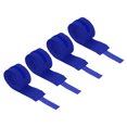 thumbnail image 1 of Uxcell Boxing Hand Wraps 197" Length Elastic Martial Arts Fist Bandages for Kickboxing, Blue 4 Pack, 1 of 6