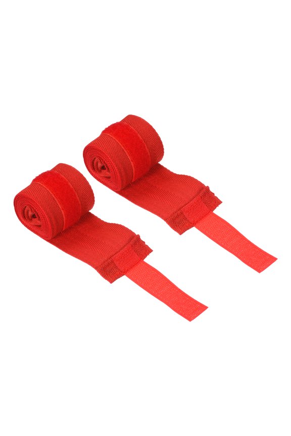 Boxing Hand Wraps 59" Length Elastic Martial Arts Fist Bandages for Kickboxing, Red 2 Pack