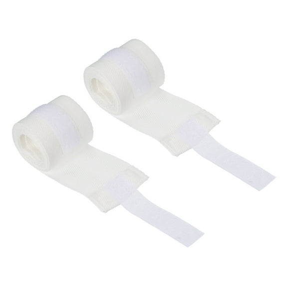 Uxcell Boxing Hand Wraps 59" Length Martial Arts Fist Bandages,, White 2 Pack