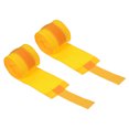 thumbnail image 1 of Uxcell Boxing Hand Wraps 98" Length Elastic Martial Arts Fist Bandages for Kickboxing, Yellow 2 Pack, 1 of 6