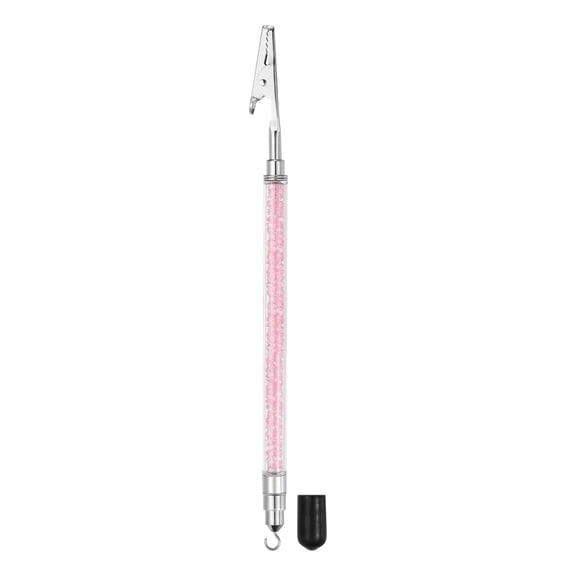 Uxcell Bracelet Helper Tool, Bracelet Helper to Put on Yourself Jewelry Helper Fastening and Hooking, Pink