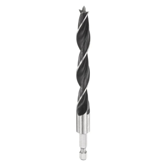 Uxcell Brad Point Drill Bit 12mm (15/32") Dia 1/4" Hex Shank Wood Drill Bits