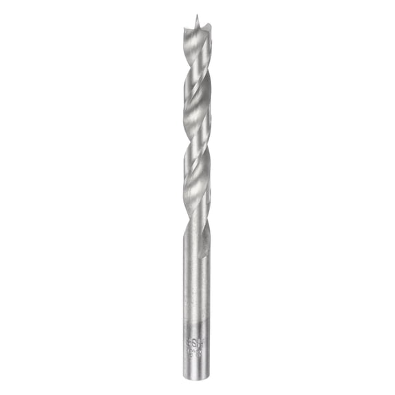 Uxcell Brad Point Drill Bit 8.5mm(21/64") Dia Straight Round Shank Drill Metric Brad Point Spiral Twist Drill Bits for Carpenter Woodworking Plastic Rubber