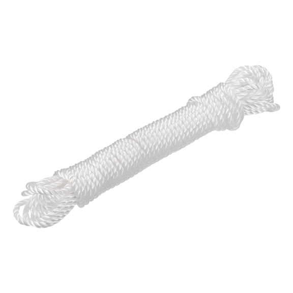 Uxcell Braid Nylon Mason Line White 10M/32.8 Feet 5MM Dia for DIY Projects