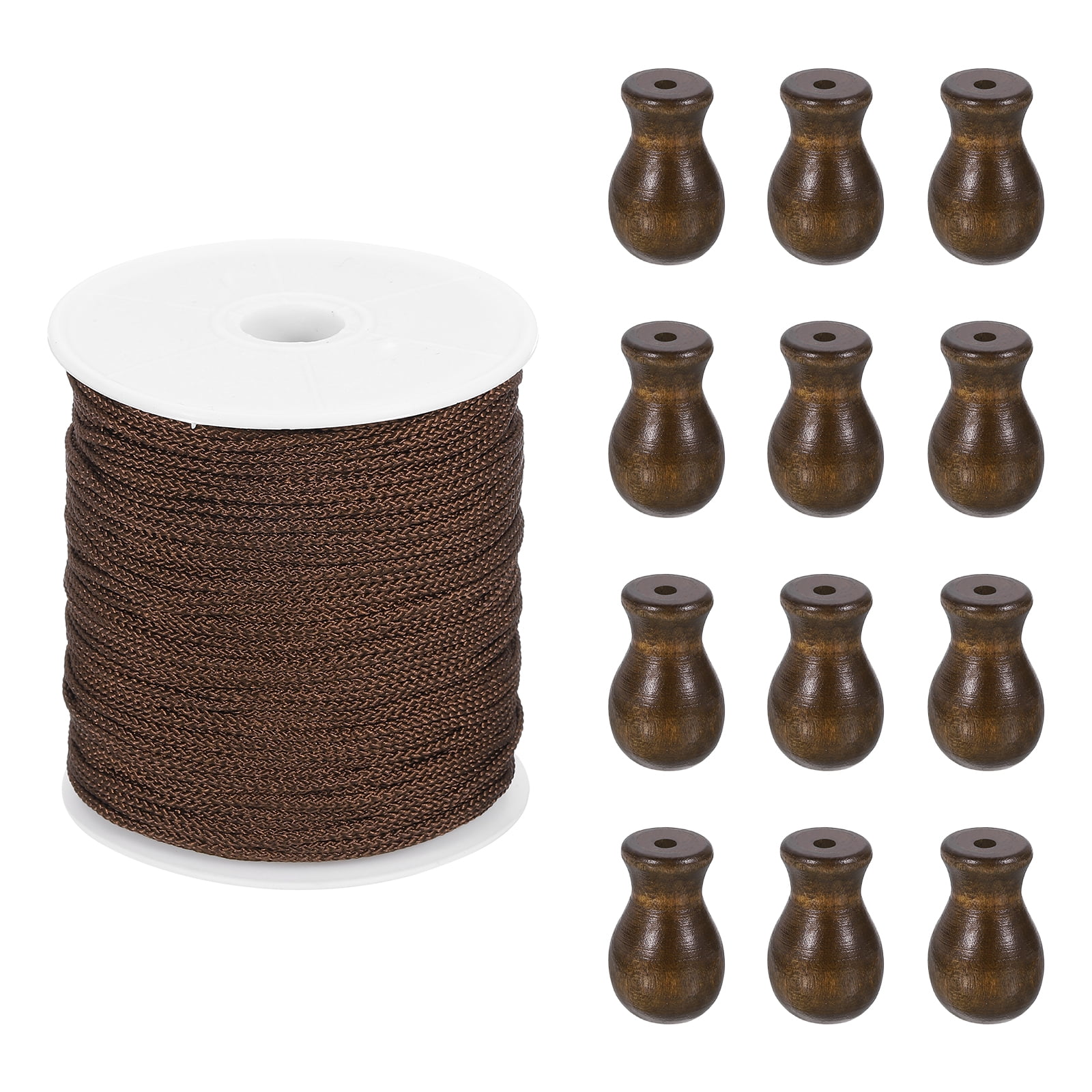 Uxcell Braided Lift Shade Cord, 1.8 mm 110 Yards/Roll Nylon Cord String