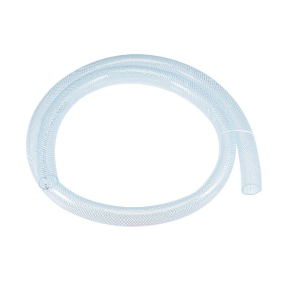 Uxcell Braided PVC Tubing Flexible Water Hose 1-inch ID 1.18-inch OD