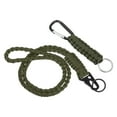 thumbnail image 1 of Uxcell Braided Paracord Lanyard Keychain Paracord Neck Badge Lanyard with Hook Clip and Key Ring Green 2 Pcs, 1 of 6