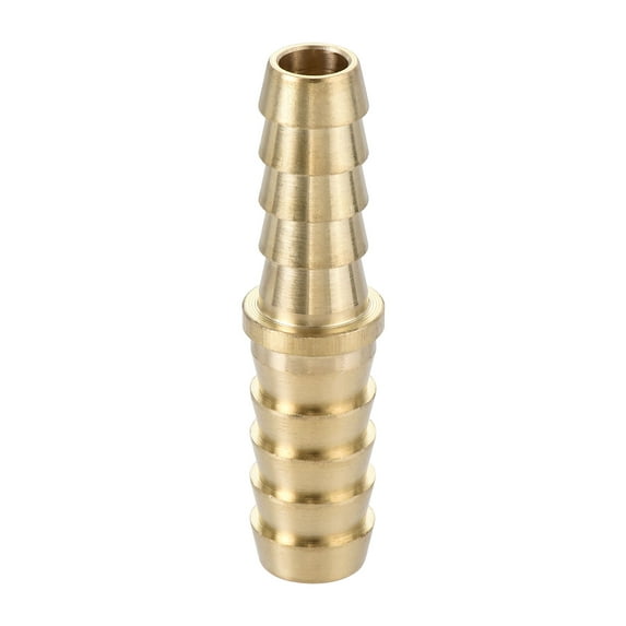 Uxcell Brass 5/16 to 3/8inch Straight Hollow Barb Hose Fitting