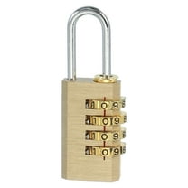 Uxcell Brass Combination Lock Resettable Padlock Security Code Lock for Gym Locker Cabinet Toolbox 2.3"