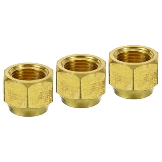 Uxcell G1/4 Male x 3/8 Male Brass Flare Tube Fitting Pipe Hose Fitting  Adapter Connector 
