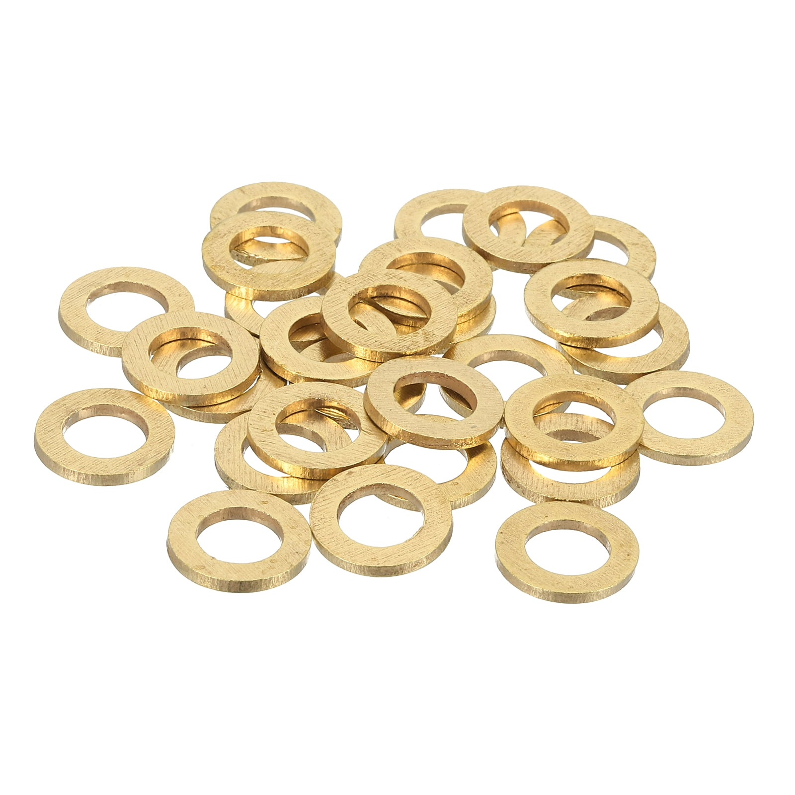 100 PCS Stainless Steel Flat Washers - 5/16" ID X 7/8" OD, 18-8 (304) Black Finish