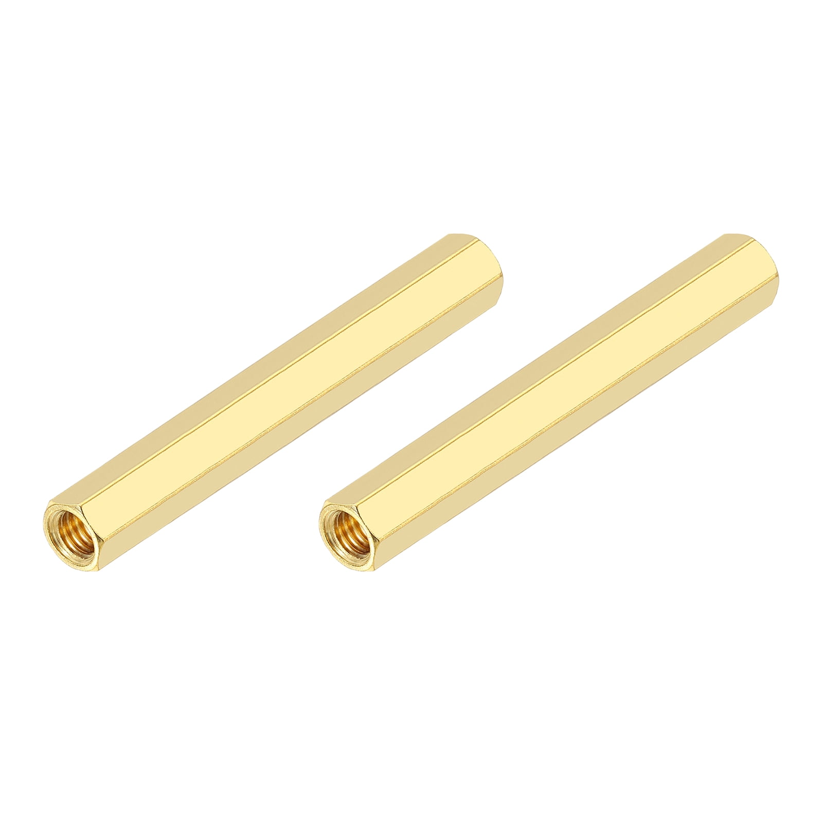 Uxcell M2x3mm 4mm Male Female Brass Cylinder Knurled PCB Motherboard Spacer Standoff For Fpv Drone Quadcopter Computer Circuit Board 110pcs