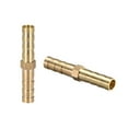 thumbnail image 1 of Uxcell Brass Hexagonal Central Round Straight Barb Hose Fitting 6mm, 1 of 3