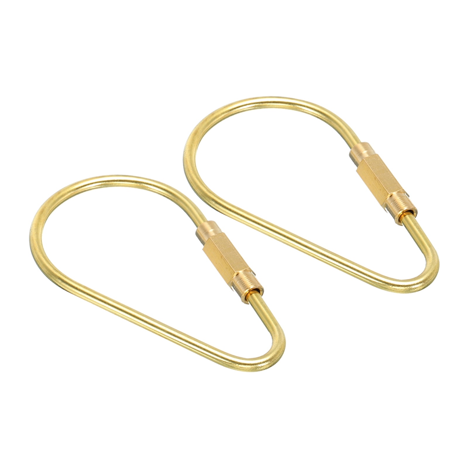 Keyringlock Examples Uxcell Brass Key Ring, 6mm Open Width Screw Lock Clip Tear Drop ...