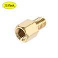 thumbnail image 1 of Uxcell Brass M4 6mm+6mm Male-Female Hex Standoff 10 Pack, 1 of 5