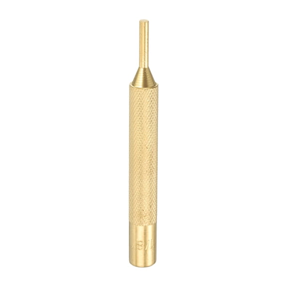 Uxcell Brass Pin Punch 1/8" Non-marring Drive Punch for Watch Repair Automotive