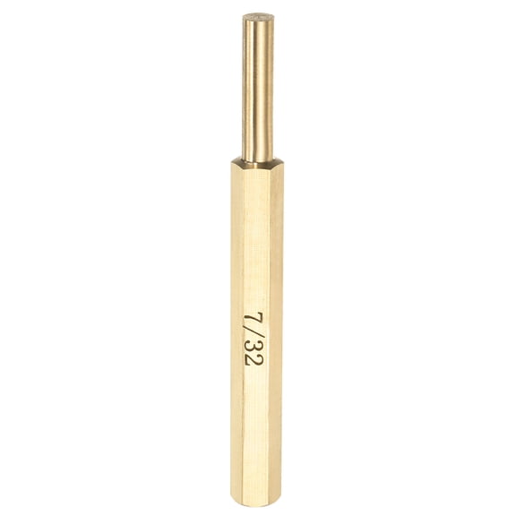Uxcell Brass Pin Punch 7/32" Non-marring Drive Punch for Watch Repair Automotive