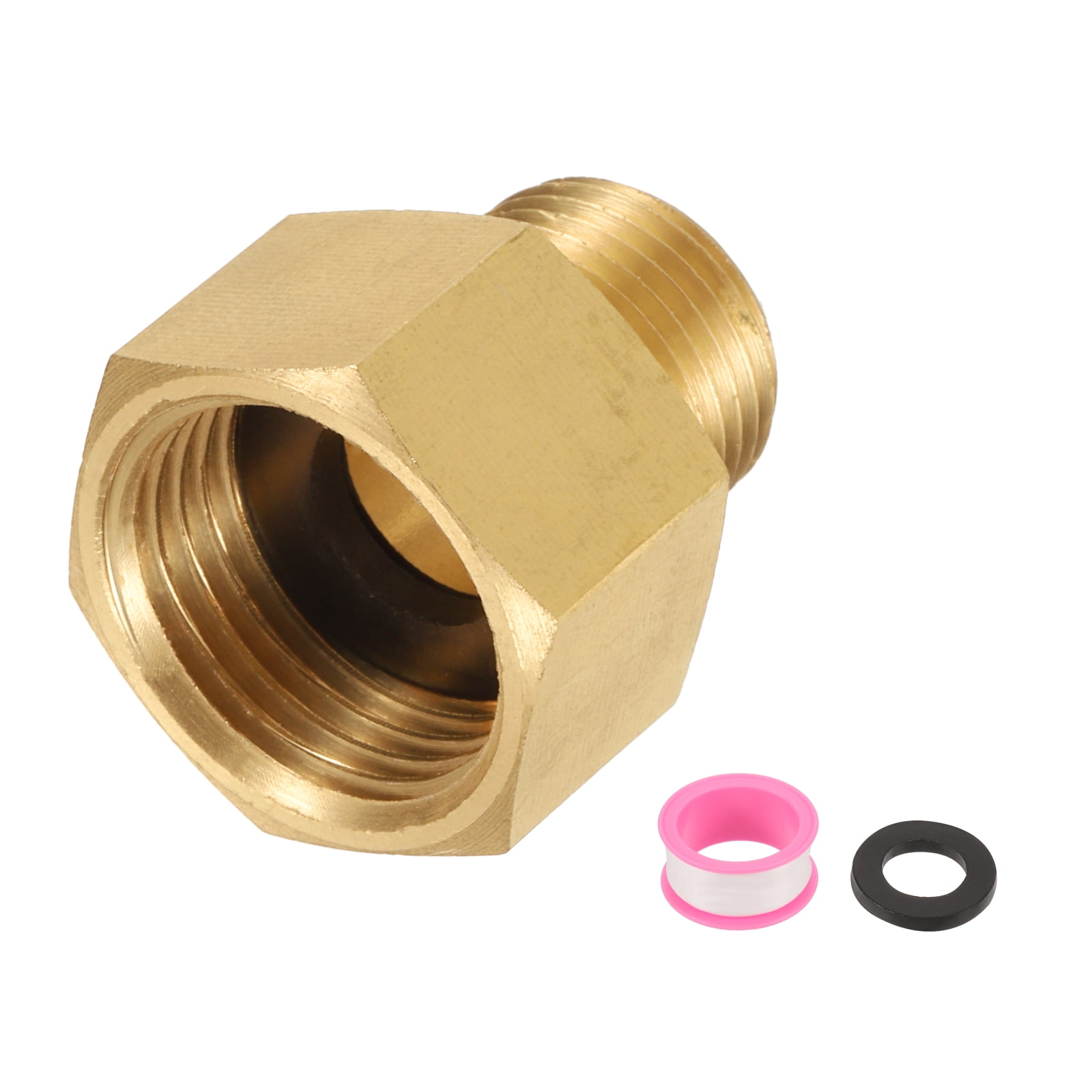 Uxcell 90 Degree Brass Elbow Fitting – 3/8" PT Female X 3/8" PT Female For Air, Water, Fuel Lines