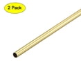 thumbnail image 1 of Uxcell Brass Round Tube Straight Pipe Tubing 5mm x 0.2mm, 1 of 5