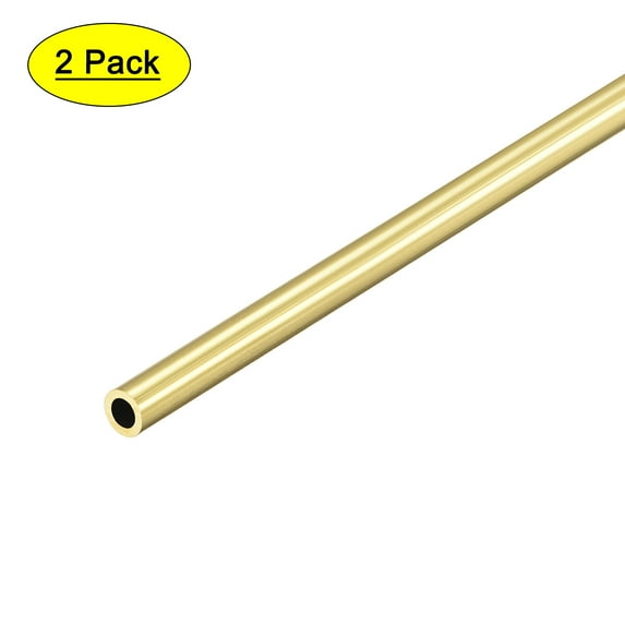 Uxcell Brass Round Tube Straight Pipes Tubing 5.5mm x 1mm