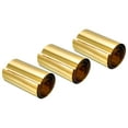 thumbnail image 1 of Uxcell Brass Sheet Roll, 0.01x100x1000mm Brass Foil Roll Brass Strip, Gold 3 Pack, 1 of 5