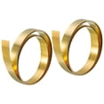 thumbnail image 1 of Uxcell Brass Sheet Roll, 0.3x10x1000mm Brass Foil Roll Brass Strip, Gold 2 Pack, 1 of 5