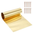 thumbnail image 1 of Brass Sheet Roll Metal Film Brass Foil Plate Fit for DIY Crafts Electrical Repair - Cylinder 0.2 x 200 mm, 1 of 7