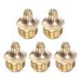 thumbnail image 1 of Uxcell Brass Straight Hydraulic Grease Fitting Accessories M14 x 1.5mm Thread 5 Pack, 1 of 5
