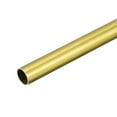 thumbnail image 1 of Uxcell Brass Tubing Seamless Straight Pipe Tube 7mm x 0.3mm x 300mm, 1 of 5