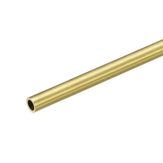 Uxcell Brass Tubing Seamless Straight Pipe Tube 7mm x 1mm x 200mm