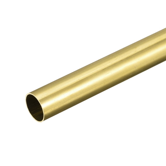 Uxcell Brass Tubing Seamless Straight Pipe Tube 9mm x 0.3mm x 300mm